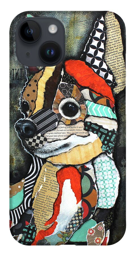 Chihuahua iPhone 14 Case featuring the mixed media Chihuahua 2 by Patricia Lintner