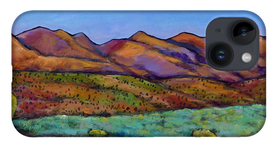 Southwest Landscape iPhone 14 Case featuring the painting Cloud Cover by Johnathan Harris