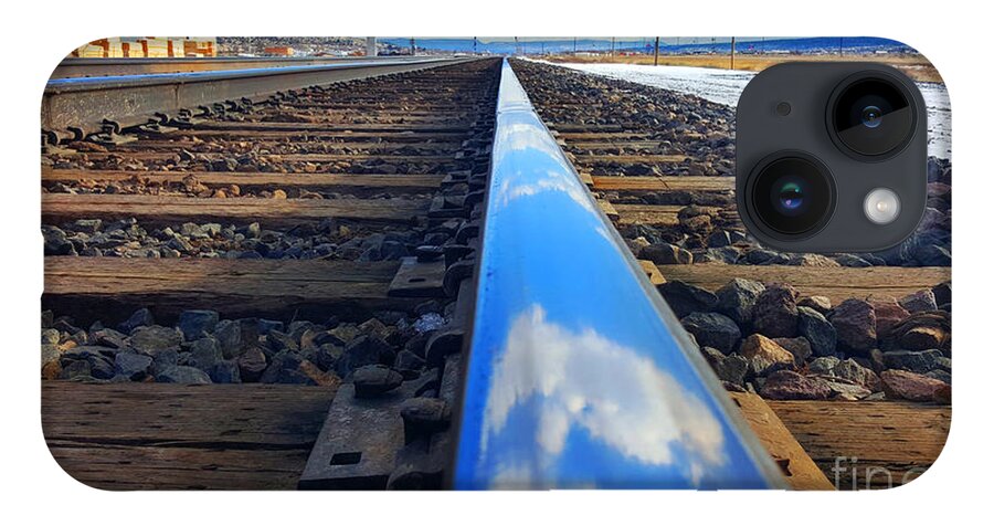 Southwest Landscape iPhone Case featuring the photograph Clouds on the rail by Robert WK Clark