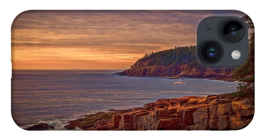 Maine iPhone 14 Case featuring the photograph Coastal morning by Izet Kapetanovic