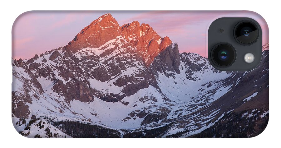 Colorado iPhone 14 Case featuring the photograph Colorado 14ers Crestone Needle and Crestone Peak by Aaron Spong