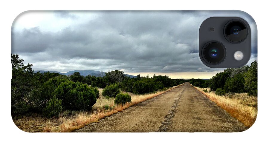 Road iPhone Case featuring the photograph County Road by Brad Hodges