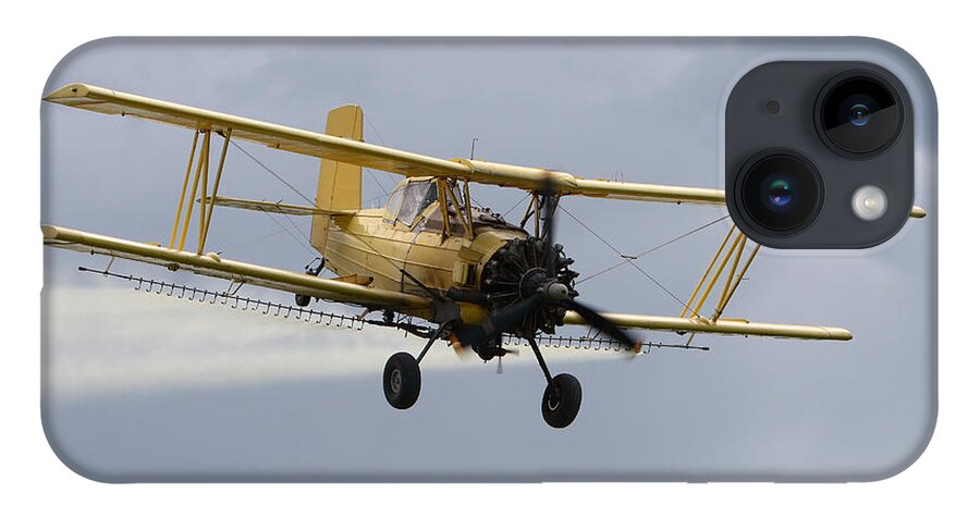 Aerodynamics iPhone 14 Case featuring the photograph Crop Duster by David Andersen