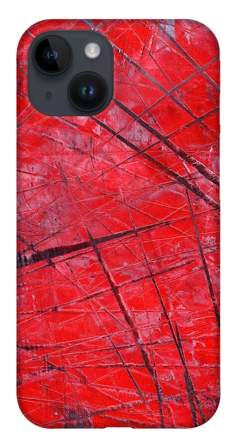 Oil iPhone 14 Case featuring the painting Crossing by Marcy Brennan