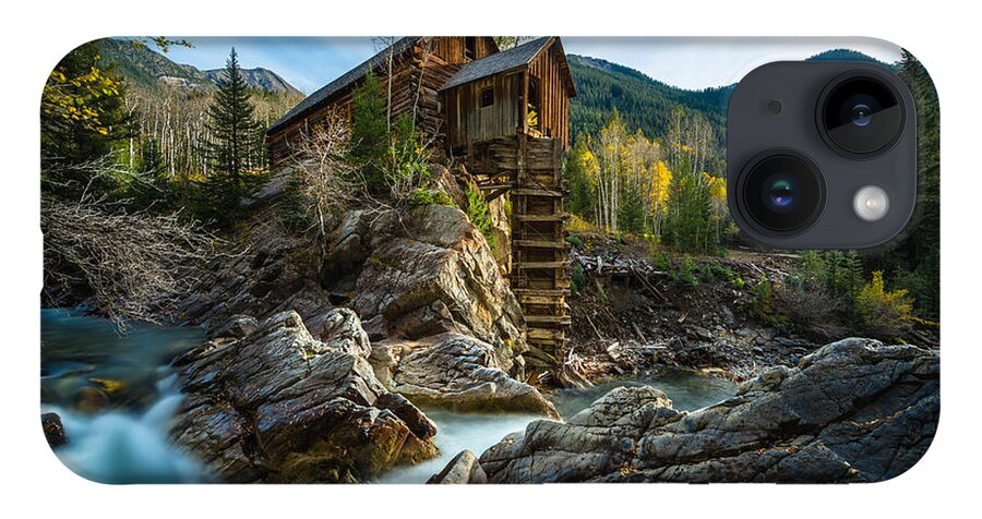 Marble iPhone 14 Case featuring the photograph Crystal Mill by Chuck Jason