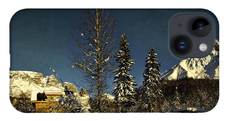 Cabin iPhone Case featuring the photograph Dan Creek Cabin Feb. 2014 by Fred Denner