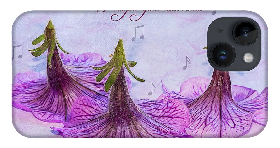 Petunia iPhone 14 Case featuring the photograph Dance by Cathy Kovarik