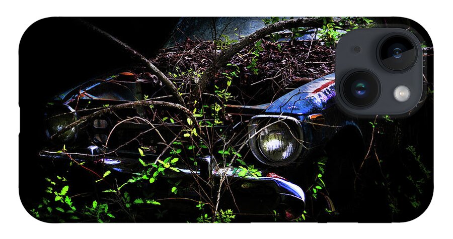 Vintage Car iPhone 14 Case featuring the photograph Datsun Treehouse by Glenda Wright