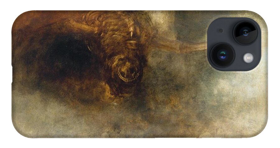 Joseph Mallord William Turner 1775�1851  Death On A Pale Horse iPhone 14 Case featuring the painting Death on a Pale Horse by Joseph Mallord William