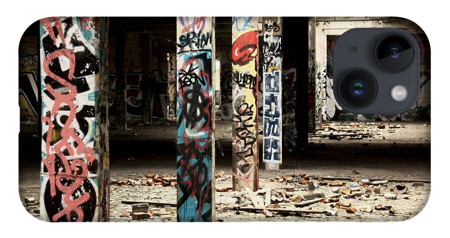 Graffiti iPhone 14 Case featuring the photograph Depth by Kreddible Trout