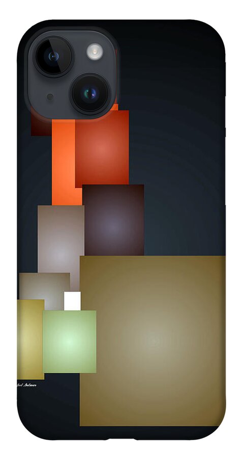 Rafael Salazar iPhone Case featuring the digital art Dramatic Abstract by Rafael Salazar