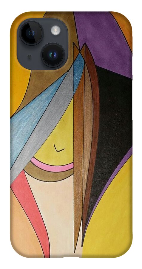 Geo - Organic Art iPhone 14 Case featuring the painting Dream 330 by S S-ray