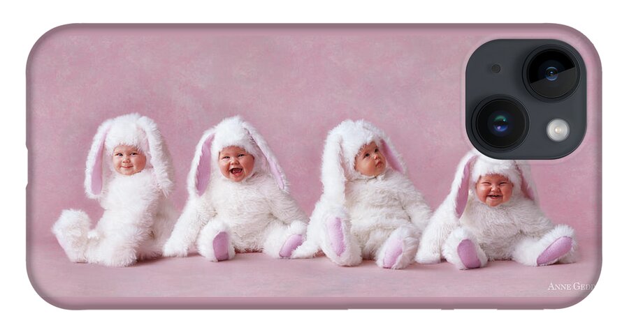 Bunny iPhone 14 Case featuring the photograph Easter Bunnies by Anne Geddes