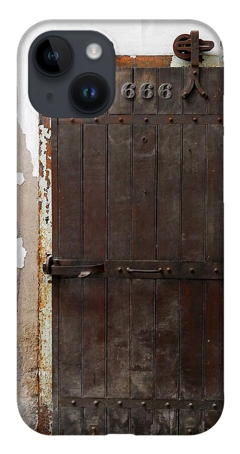 Urbex iPhone Case featuring the photograph Eastern State Penitentiary - Devil's Door by Richard Reeve