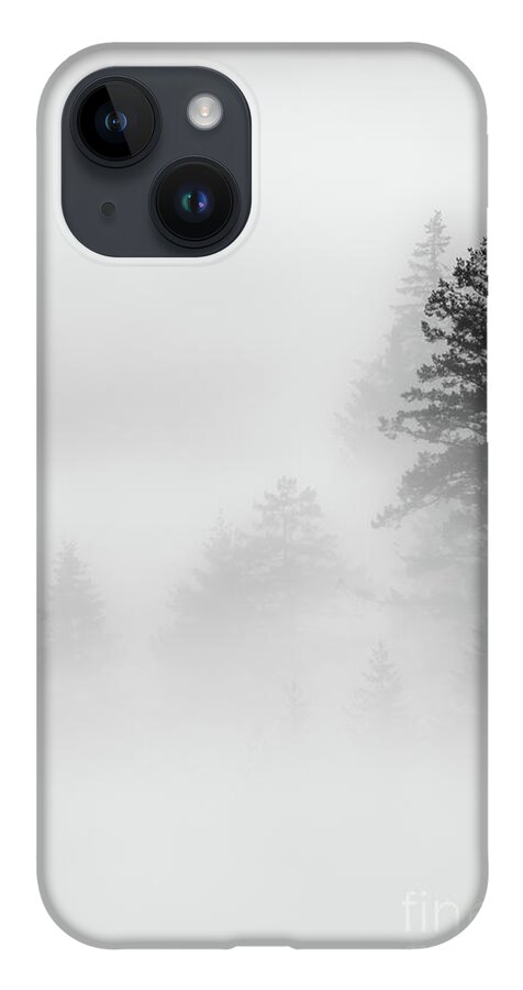 Fog iPhone 14 Case featuring the photograph Emerging from fogs veil by David Hillier