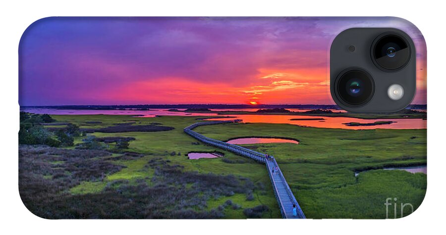 Sunset iPhone 14 Case featuring the photograph Evening Hues by DJA Images