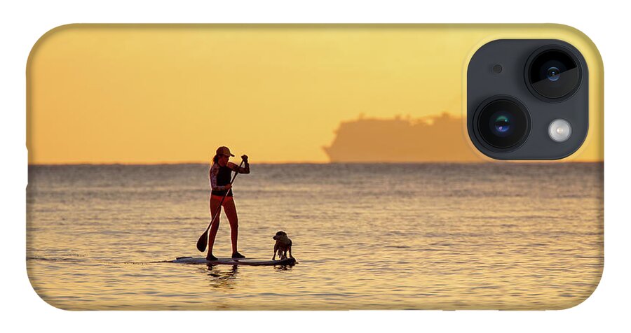 Board iPhone 14 Case featuring the photograph Evening Paddle by David Buhler
