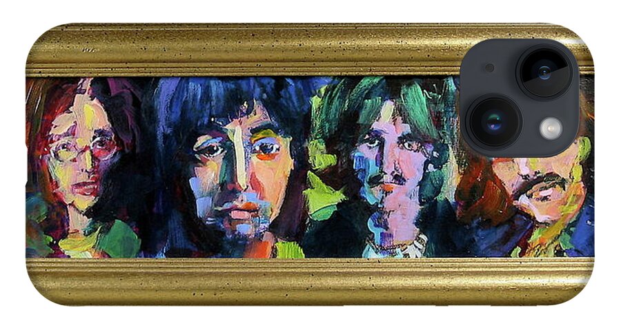 Paintings iPhone 14 Case featuring the painting Fab Four by Les Leffingwell