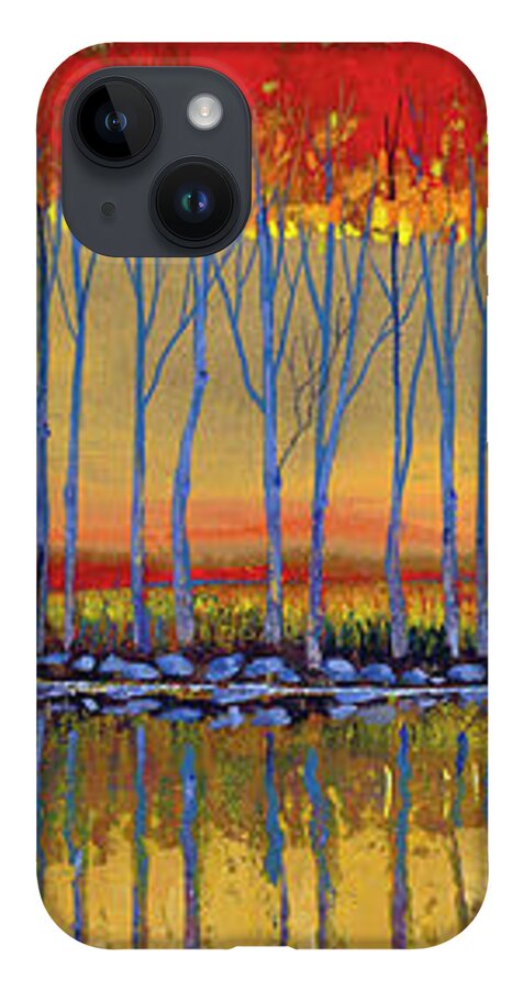 Ford Smith iPhone 14 Case featuring the painting Faithful Trinity by Ford Smith