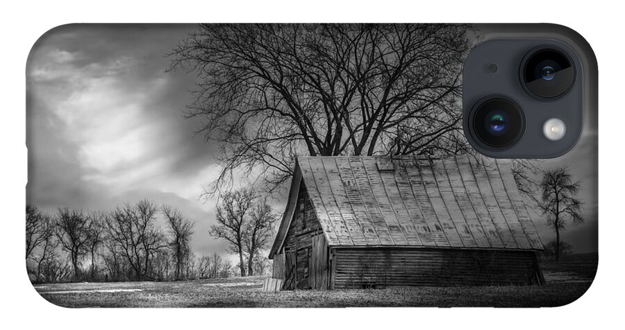 Farm Shed iPhone 14 Case featuring the photograph Farm Shed 2016-2 by Thomas Young