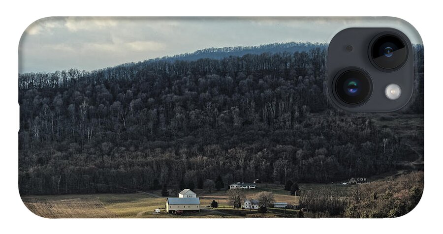 Farmstead iPhone 14 Case featuring the photograph Farmstead, Morgan County, West Virginia 2016 by Chris Honeyman