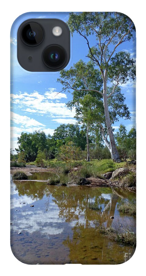 Finke River iPhone 14 Case featuring the photograph Finke River - Northern Territory - Australia by Phil Banks