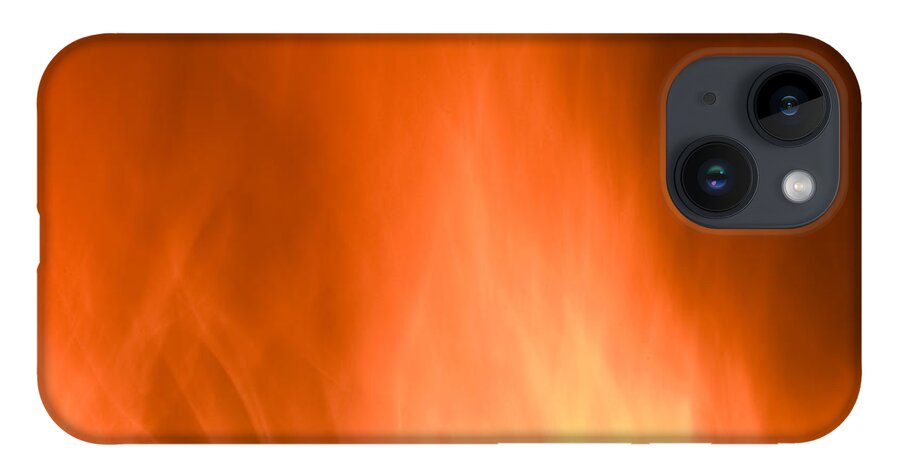 Flames Background iPhone 14 Case featuring the photograph Fire flames abstract background by Michalakis Ppalis