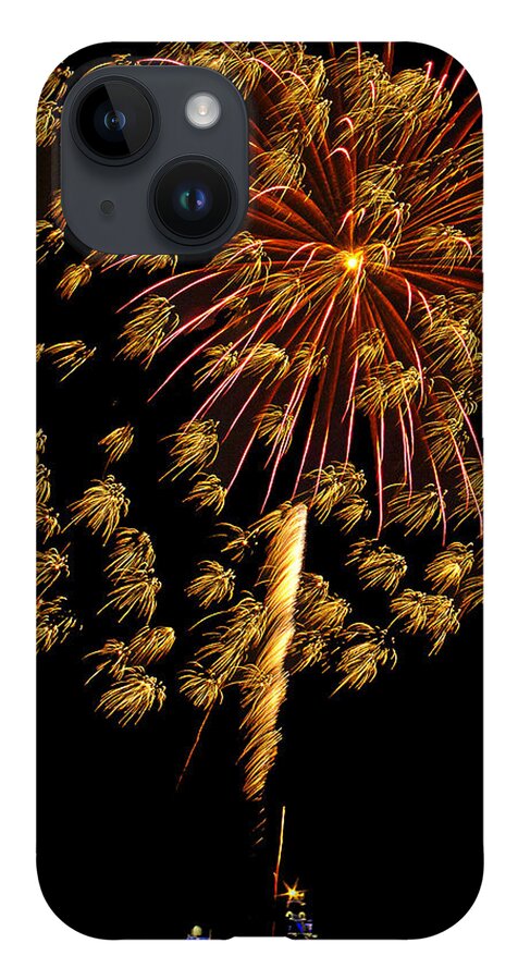 Firework iPhone Case featuring the photograph Fireworks 10 by Bill Barber