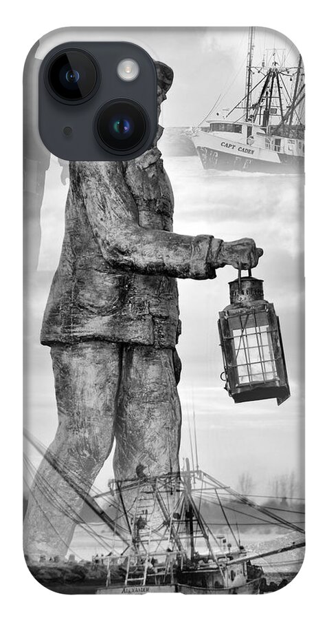 Jersey Shore iPhone 14 Case featuring the photograph Fishermen - Jersey Shore by Angie Tirado