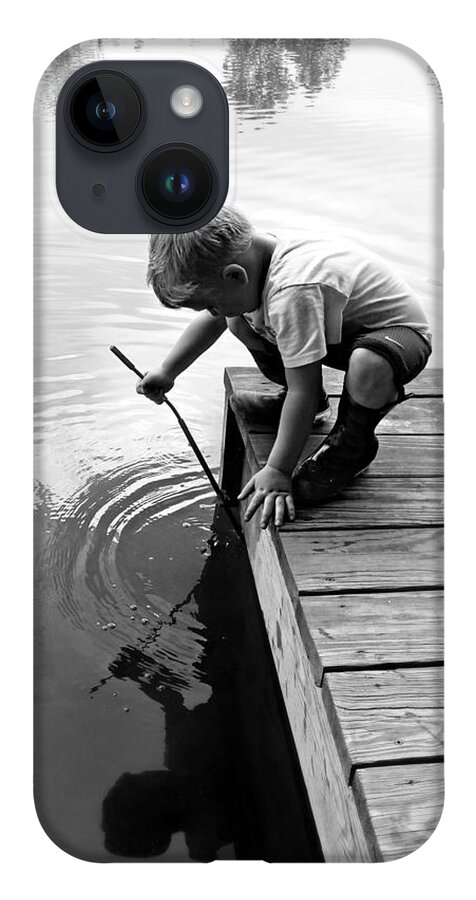 Fishin' iPhone 14 Case featuring the photograph Fishin' by Dark Whimsy