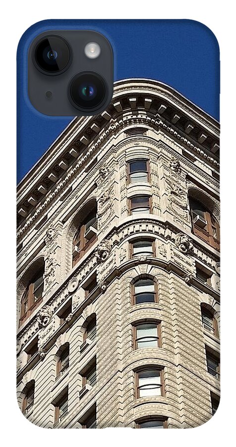 Flatiron Building iPhone 14 Case featuring the photograph FlatIron Building Corner by Vic Ritchey