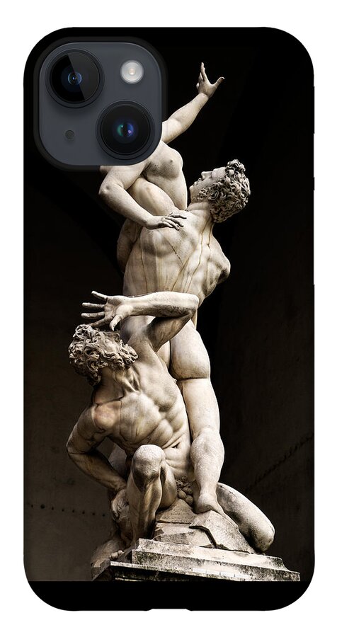 Florence iPhone 14 Case featuring the photograph Florence - rape of the sabine women by Weston Westmoreland