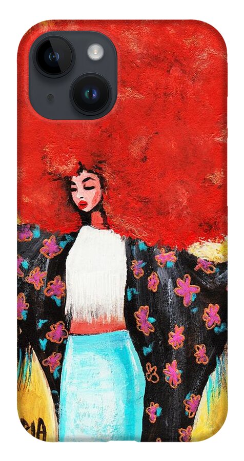 Artbyria iPhone Case featuring the photograph Flower Girl by Artist RiA