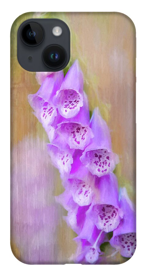 Flower iPhone 14 Case featuring the photograph Foxglove by Cathy Kovarik
