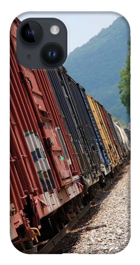 Train iPhone 14 Case featuring the photograph Freight Train by Kenny Glover