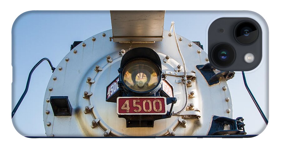 Train iPhone Case featuring the photograph Frisco Meteor on Route 66 in Tulsa Oklahoma by T Lowry Wilson