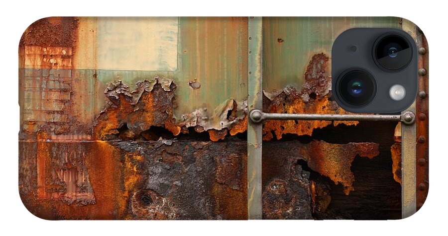 Rust iPhone 14 Case featuring the photograph From The Inside by Kreddible Trout