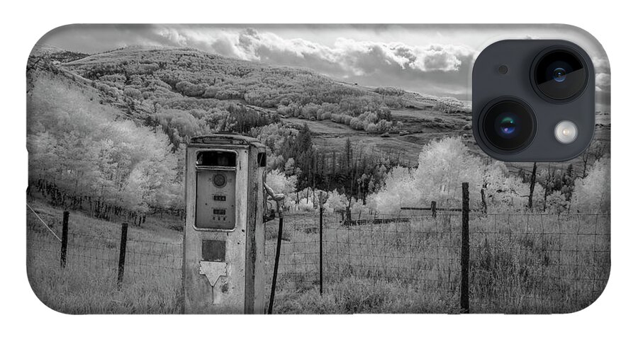 Antique Pump iPhone 14 Case featuring the photograph Fuel the Valley by Jon Glaser