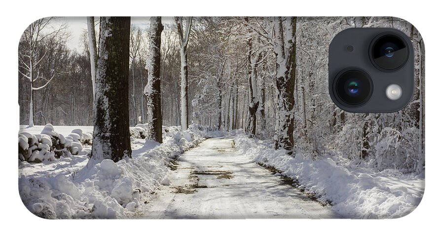 Ledyard iPhone 14 Case featuring the photograph Gales Ferry Winter Wonderland by Kirkodd Photography Of New England