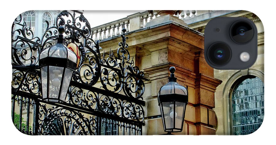 Gate iPhone Case featuring the photograph Gate to Clare College. Cambridge. by Elena Perelman