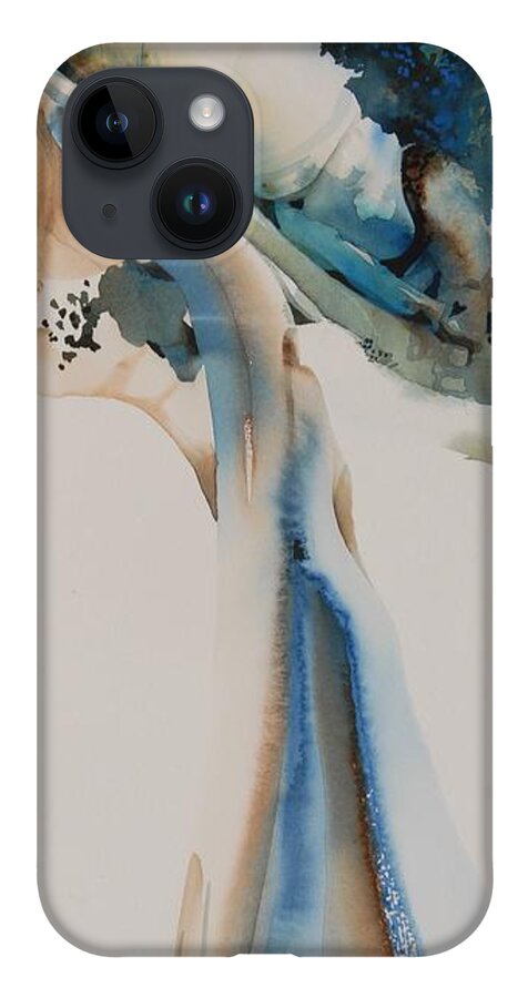 Flow iPhone 14 Case featuring the painting Giverny by Donna Acheson-Juillet