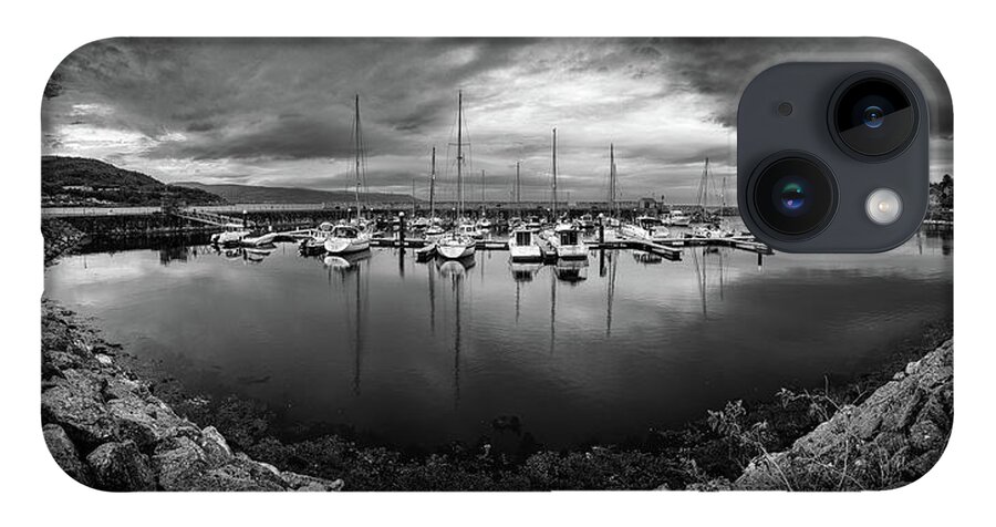 Glenarm iPhone 14 Case featuring the photograph Glenarm Harbour by Nigel R Bell