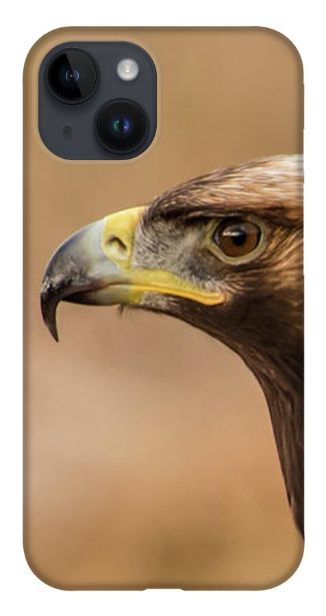 Golden Eagle iPhone 14 Case featuring the photograph Golden Eagle's Portrait by Torbjorn Swenelius