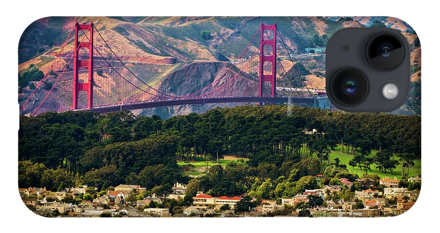Sfo iPhone Case featuring the photograph Golden Gate Bridge - Twin Peaks by Doug Sturgess