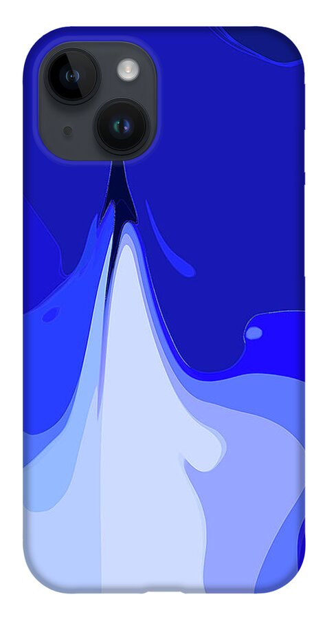 Abstract iPhone 14 Case featuring the digital art Gossamer Wings by Gina Harrison