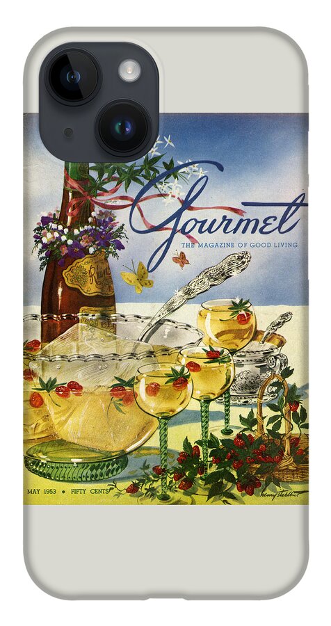 Gourmet Cover Featuring A Bowl And Glasses iPhone 14 Case