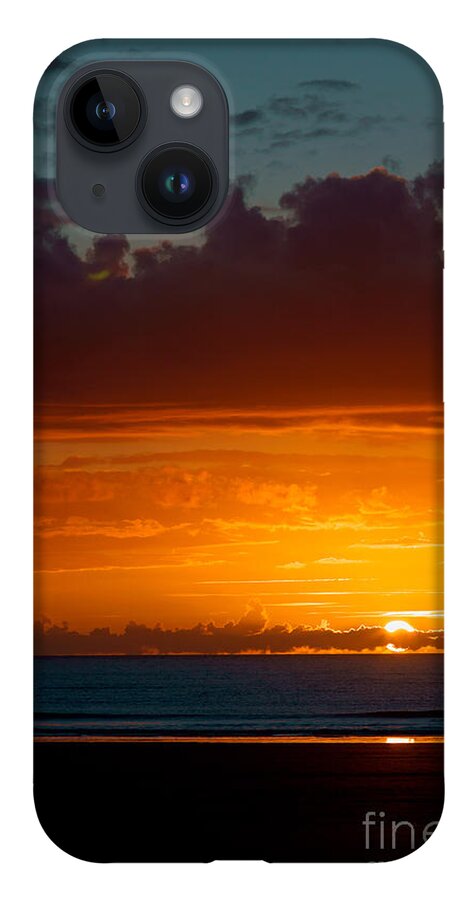 Wales iPhone 14 Case featuring the photograph Gower Sundown by Minolta D