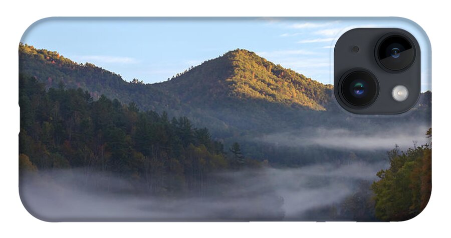Mountains iPhone 14 Case featuring the photograph Ground Fog in Cataloochee Valley - October 12 2016 by D K Wall