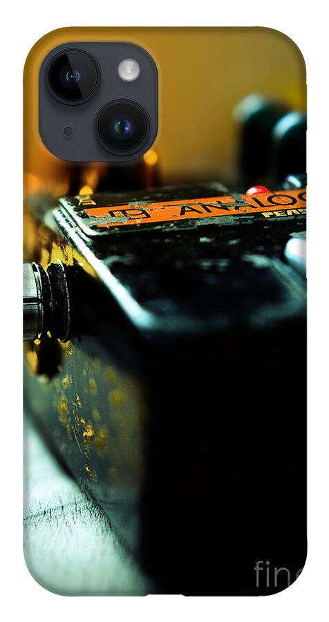 Guitar Pedal iPhone 14 Case featuring the photograph Guitar Pedal by Minolta D