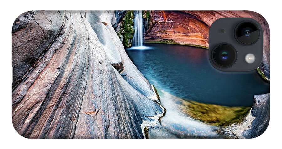 Aussie iPhone 14 Case featuring the photograph Hamersley Gorge, Spa Pool, Karijini, Australia by Francesco Riccardo Iacomino